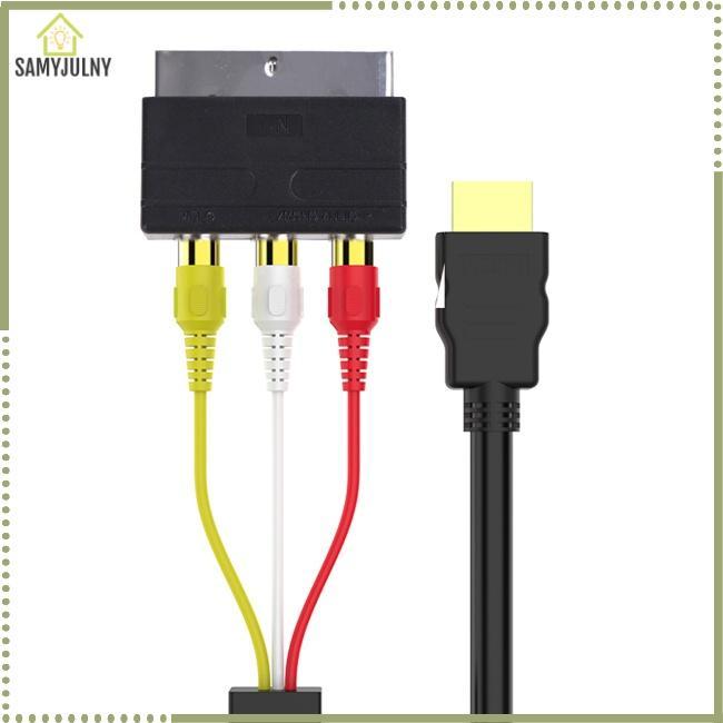 Cáp Chuyển Đổi Hdmi Sang 3rca Av 5v Nhỏ Gọn Tiện Dụng Cho Gia Đình