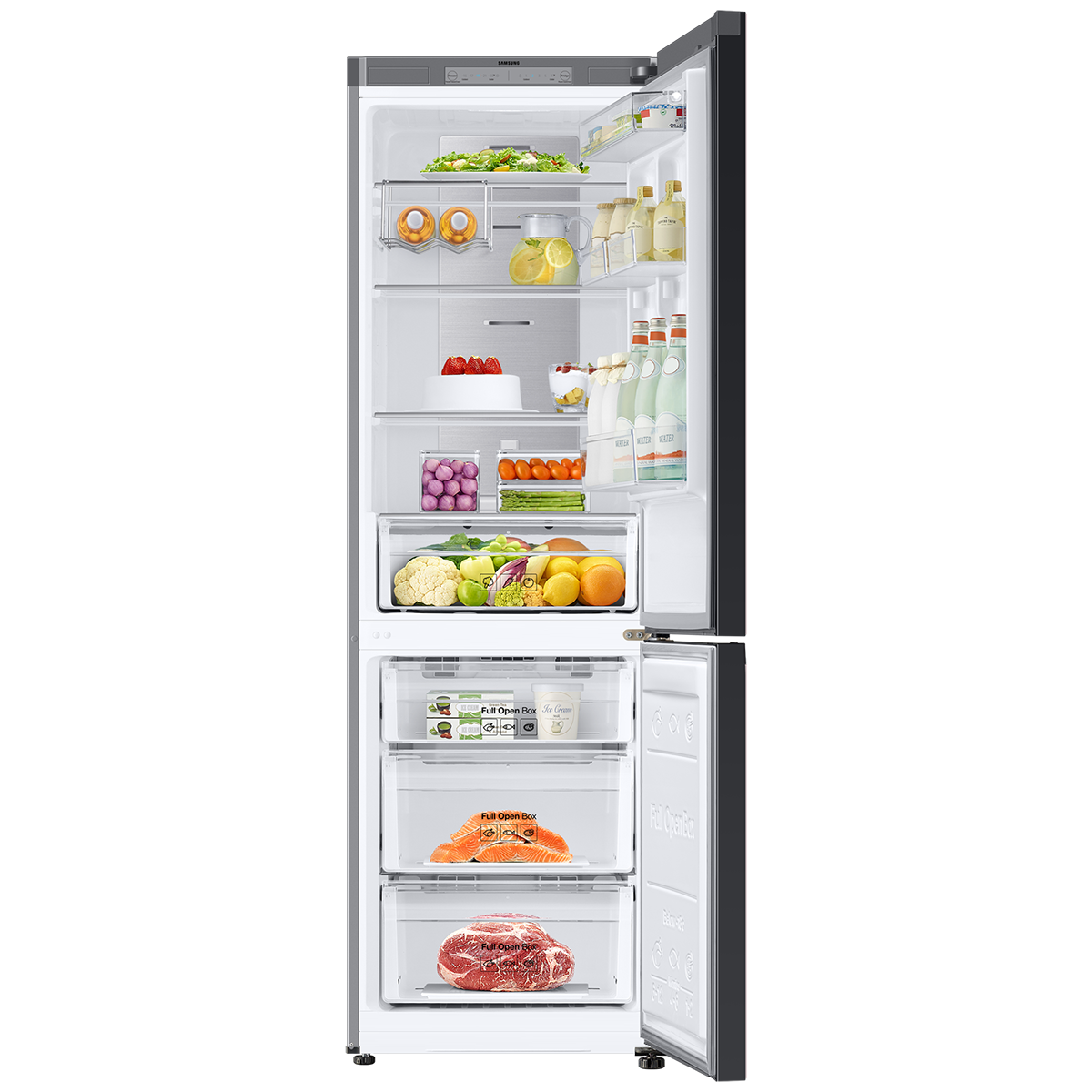 Tủ lạnh BESPOKE 2 Cửa Ngăn Đông Dưới Samsung Inverter 323L RB33T307055SV