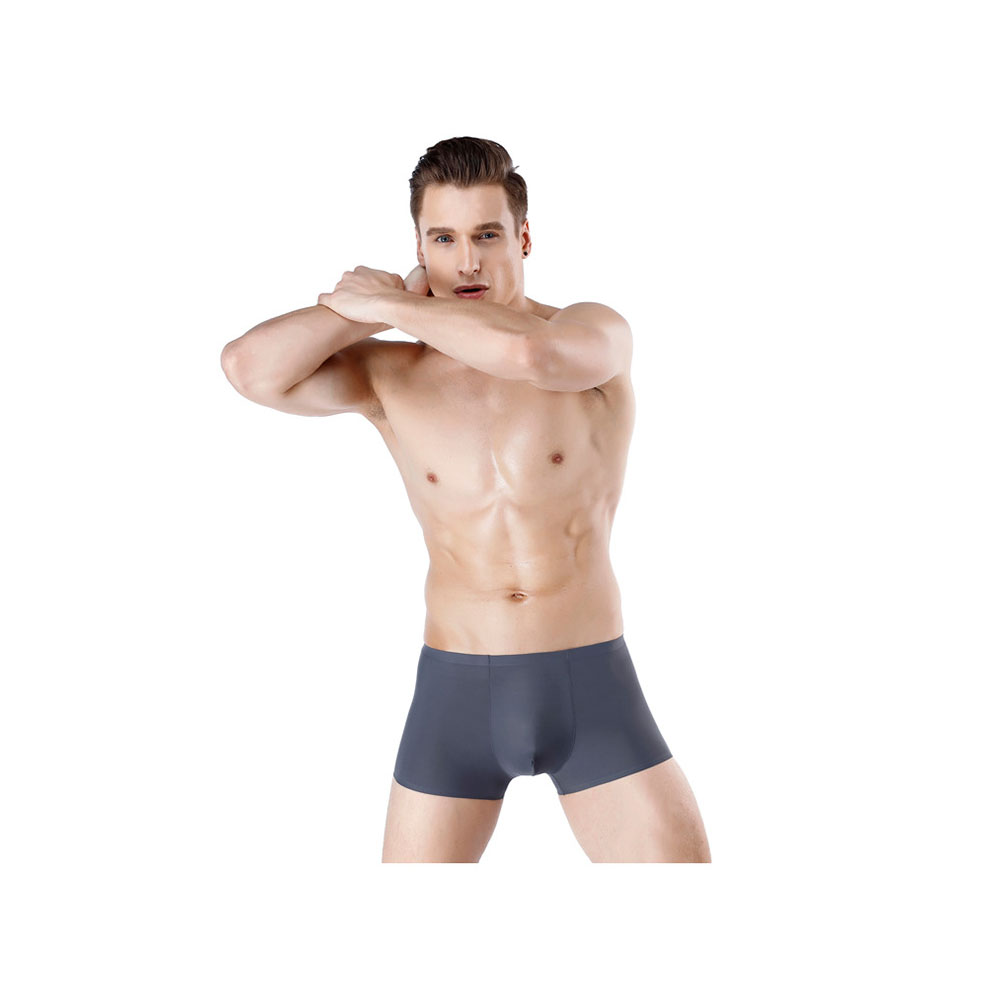 Quần xì đùi nam boxer su đúc lụa băng co giãn mềm mịn không đường may Micado