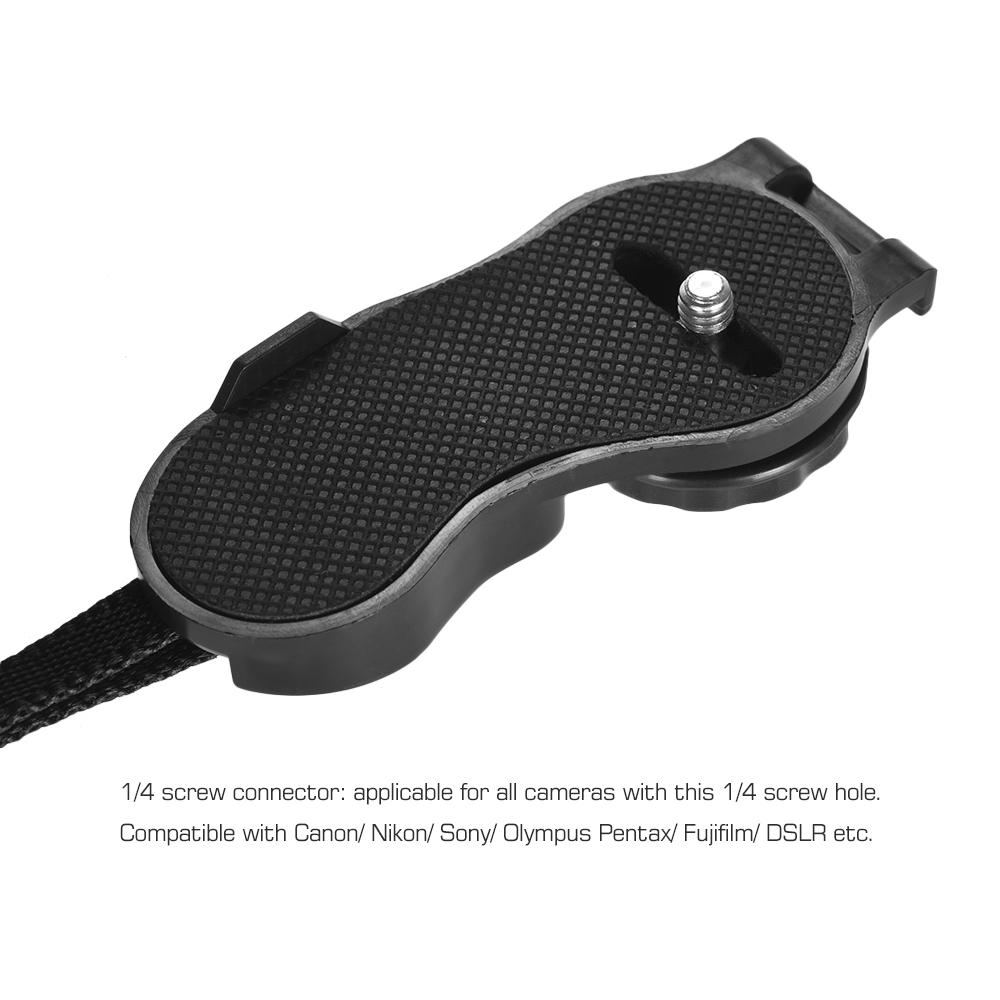 Máy ảnh da có đệm cổ tay Grip Dây đeo máy ảnh cho Canon / Nikon / Sony / Olympus Pentax / Fujifilm / DSLR