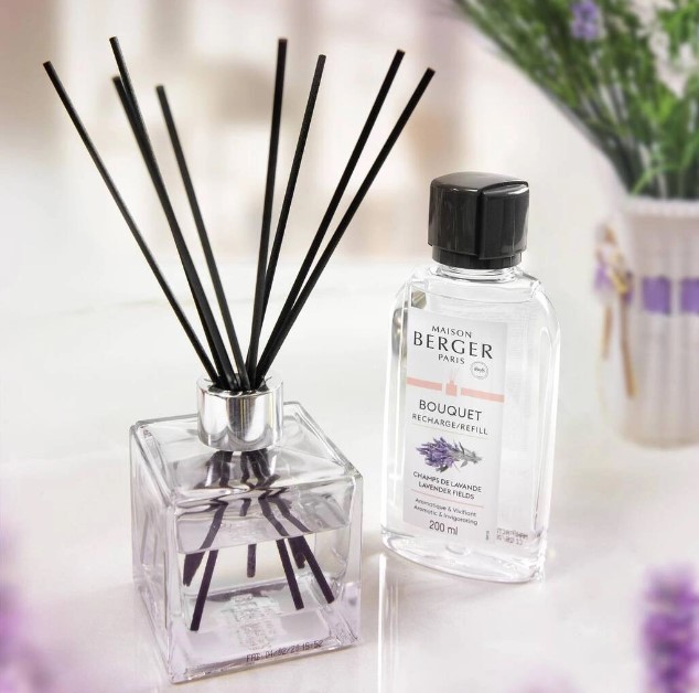 Maison Berger - Lọ tinh dầu khuếch tán hương 125ml - Ocean Breeze/Lavender Fields/Lavender Fields