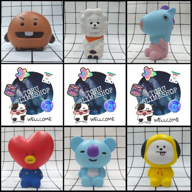 Squishy BTS BT21 siêu mềm chậm tăng đồ chơi trẻ em