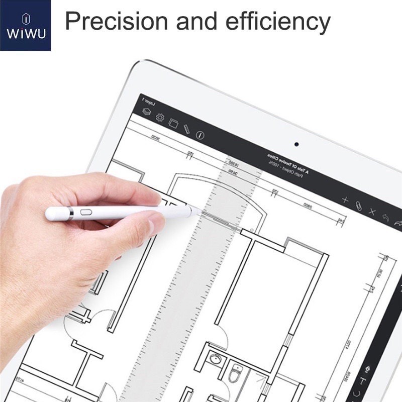 Bút Cảm Ứng Wiwu Picasso Dảnh Cho iPad/Máy Tính Bảng/IOS/Android/Windows Touch Pen P339 - Hàng Chính Hãng