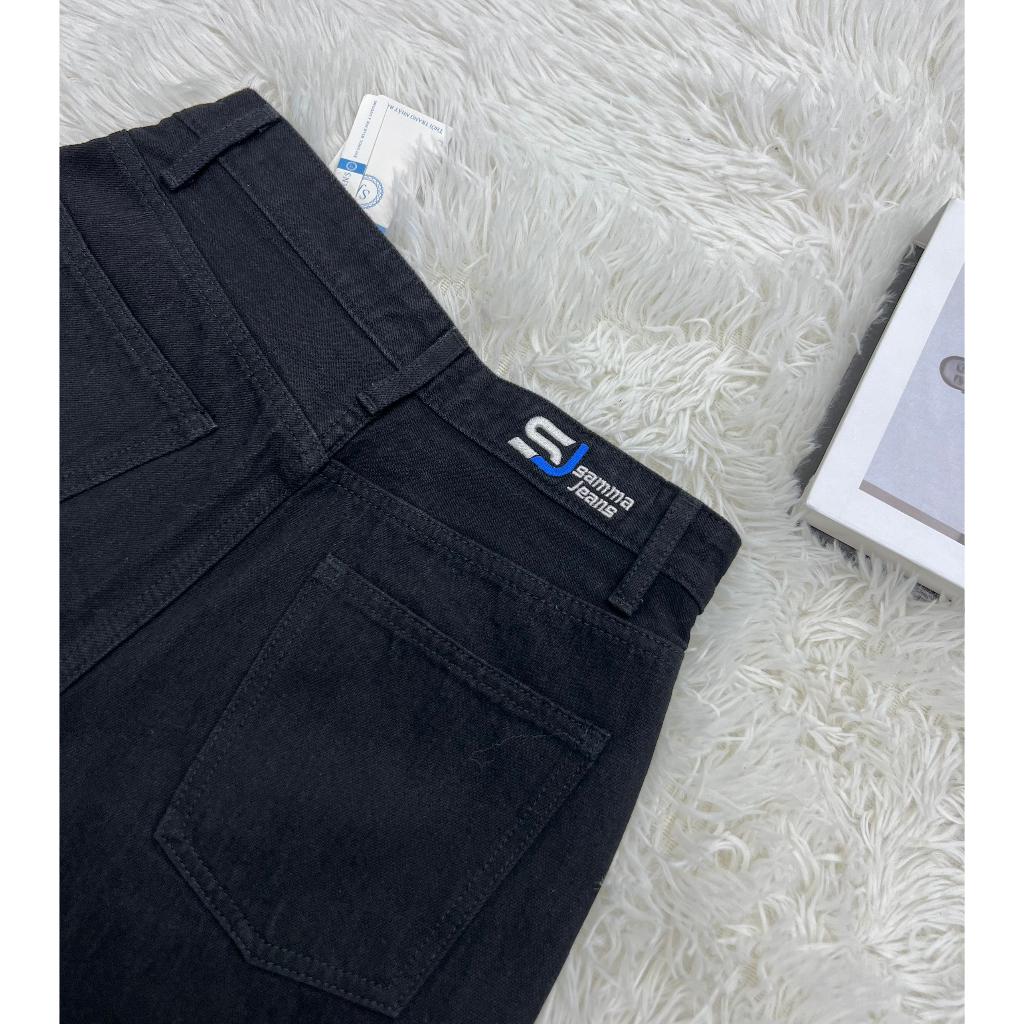 Quần Jeans Ống Suông P16_SAMMA JEANS - BLACK