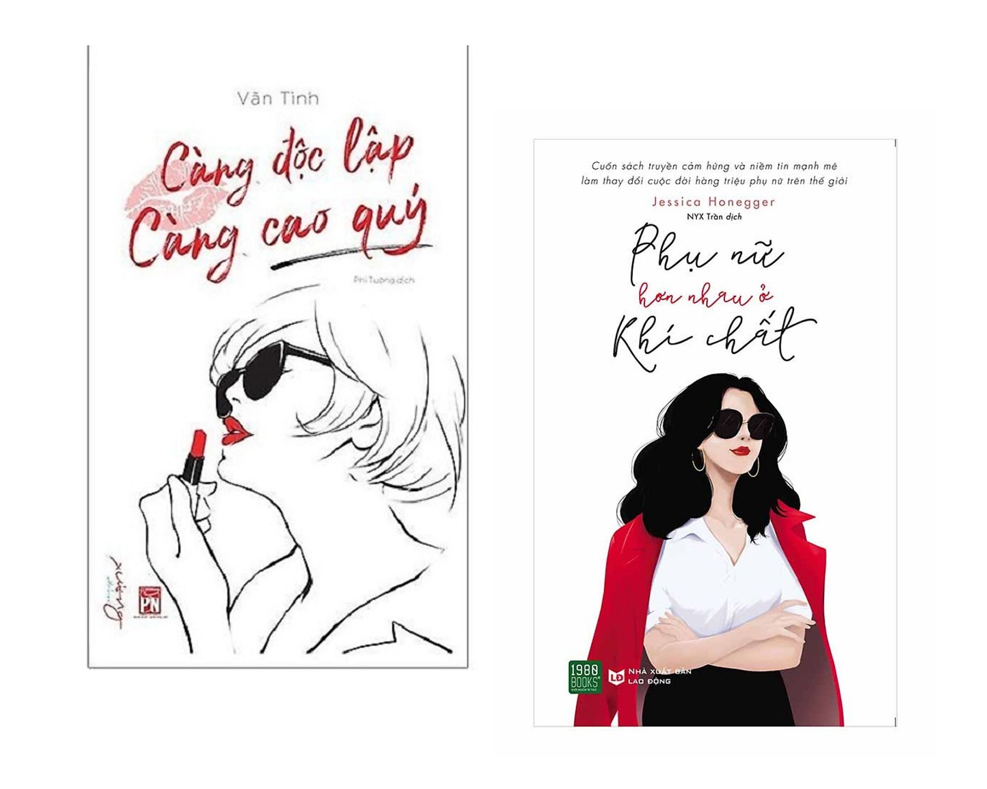 Combo sách rèn luyện phẩn chất cho phái nữ: Càng độc lập càng cao quý + Phụ nữ hơn nhau ở khí chất