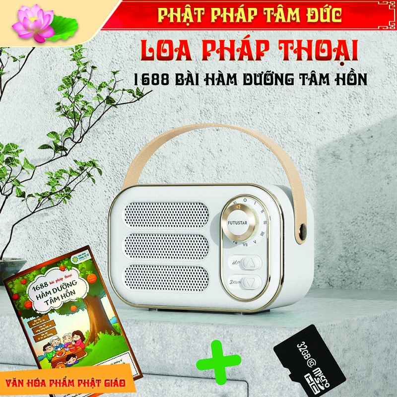 Loa Pháp Thoại 1688 Bài Hàm Dưỡng Tâm Hồn, Đài Pháp Thoại, Loa Học Tiếng Anh Loa Bluetooth Cao Cấp, Âm Thanh Cực Đỉnh