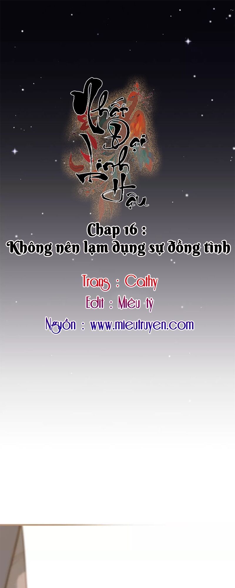 nhất đại linh hậu chapter 16 1