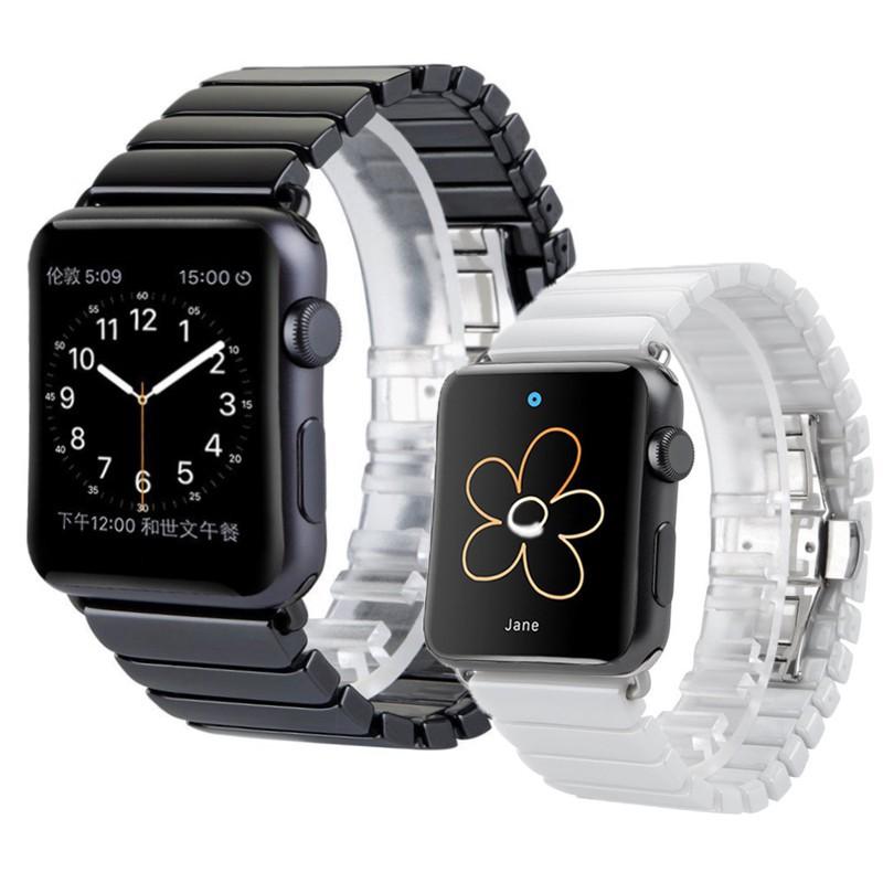 Dây đeo thay thế chất liệu gốm sứ dạng bi tròn cho Apple Watch 1/2/3/4 5 6 SE 7