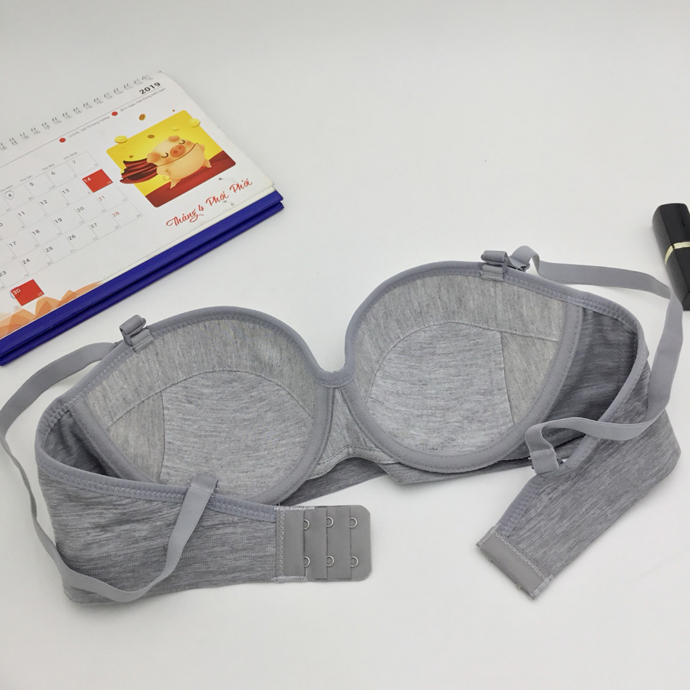 ÁO NGỰC NÂNG NGỰC COTTON TRƠN CUP NGANG ĐỆM MỎNG DÀNH CHO NGỰC TO VỪA