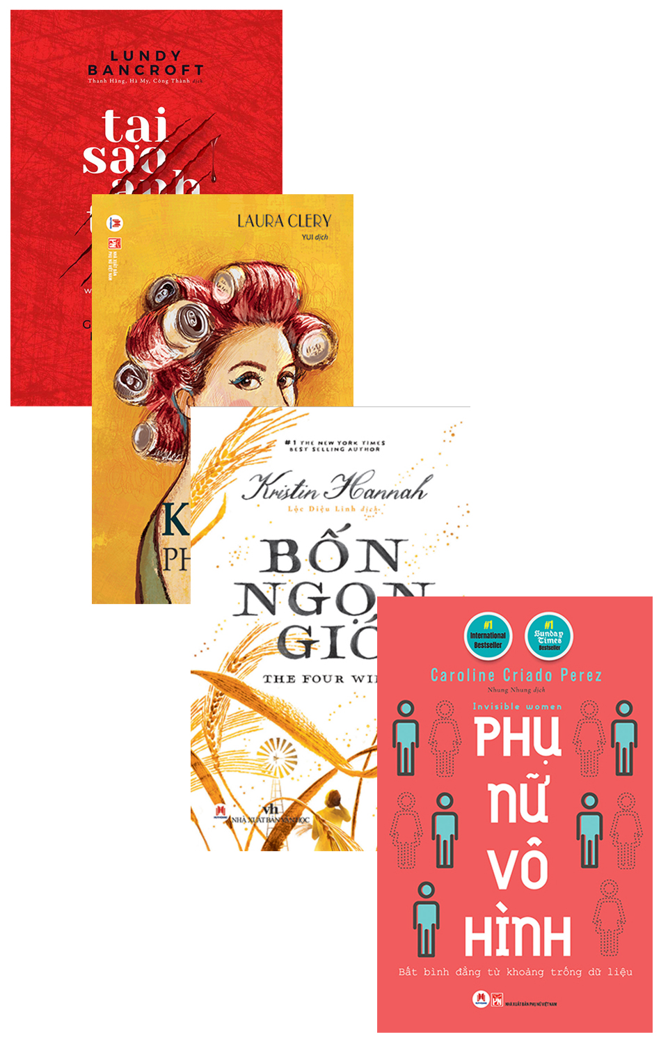 Combo Phụ Nữ Vô Hình + Bốn Ngọn Gió + Kẻ Ngốc Phi Thường + Tại Sao Anh Ta Làm Thế (Bộ 4 Cuốn) _HH