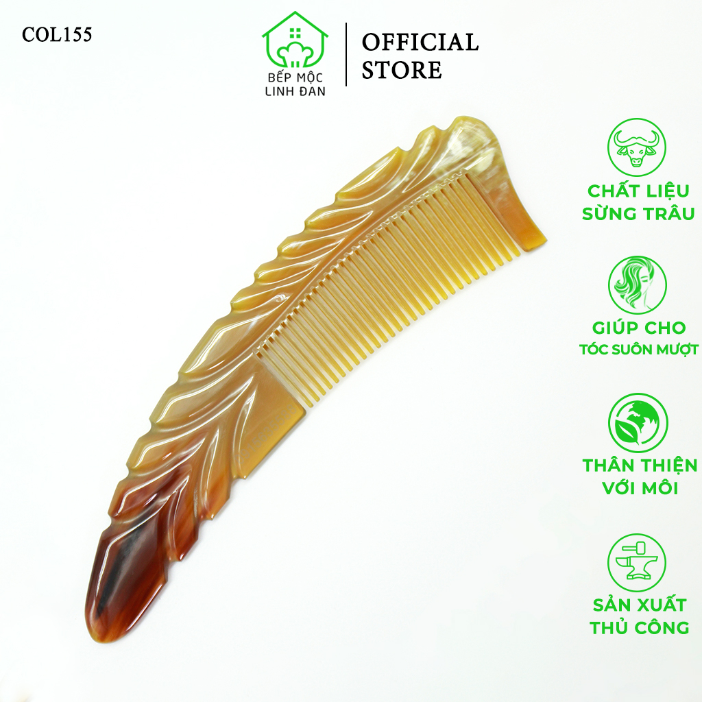 Lược Sừng Xuất Nhật Mẫu Lược Khía Cao Cấp