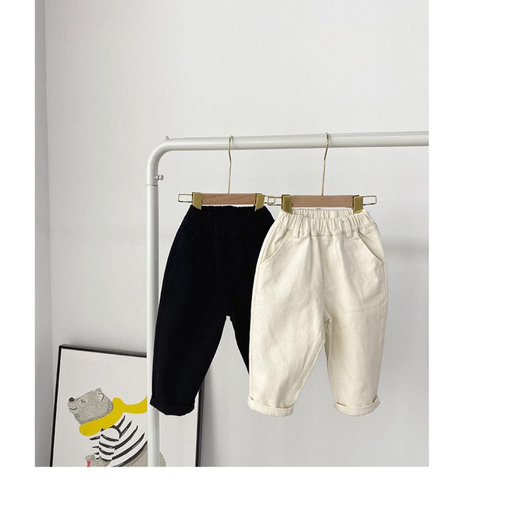Quần kaki dáng baggy túi hộp sau sành điệu cho bé Q877