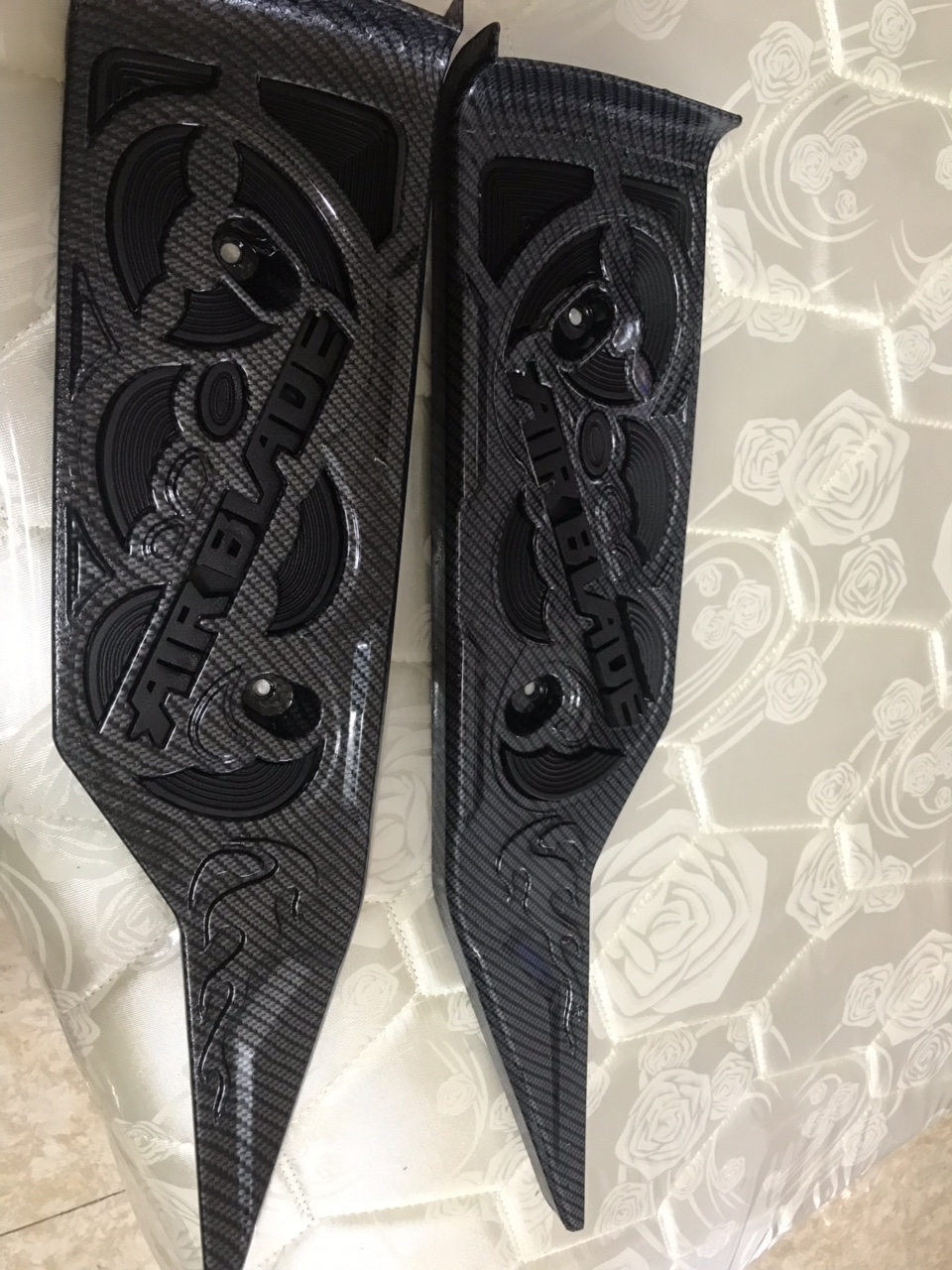 AirBlade 125 (2016-2019) Full Món 6 Carbon (Ốp pô + Pô E + Két nước + Mỏ Dè + Thảm Lót Carbon)