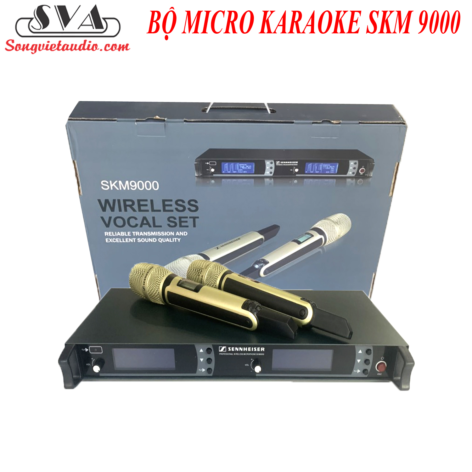 BỘ MICRO KARAOKE KHÔNG DÂY Sennheiser SKM 9000