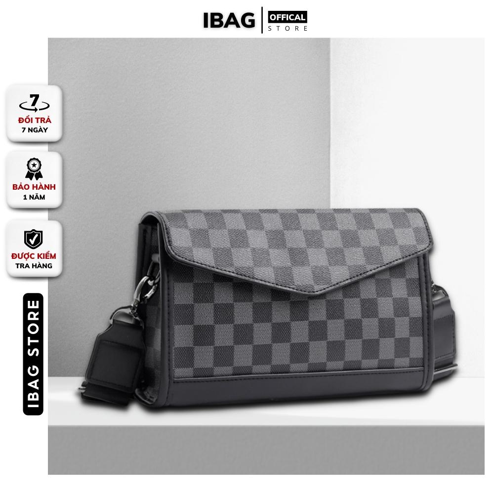 Túi đeo chéo nam nữ unisex ,Da Pu cao cấp kẻ caro,KT :24x16x6 cm ,Chống thấm nước -Kiểu dáng trẻ trung, cá tính -