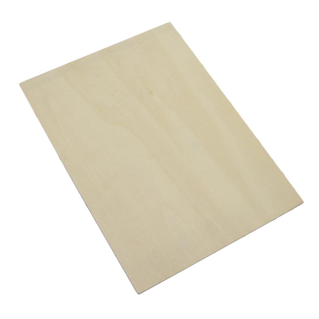 Plain Board Piece Unfinished Wood for DIY Cut Pyrography Craft