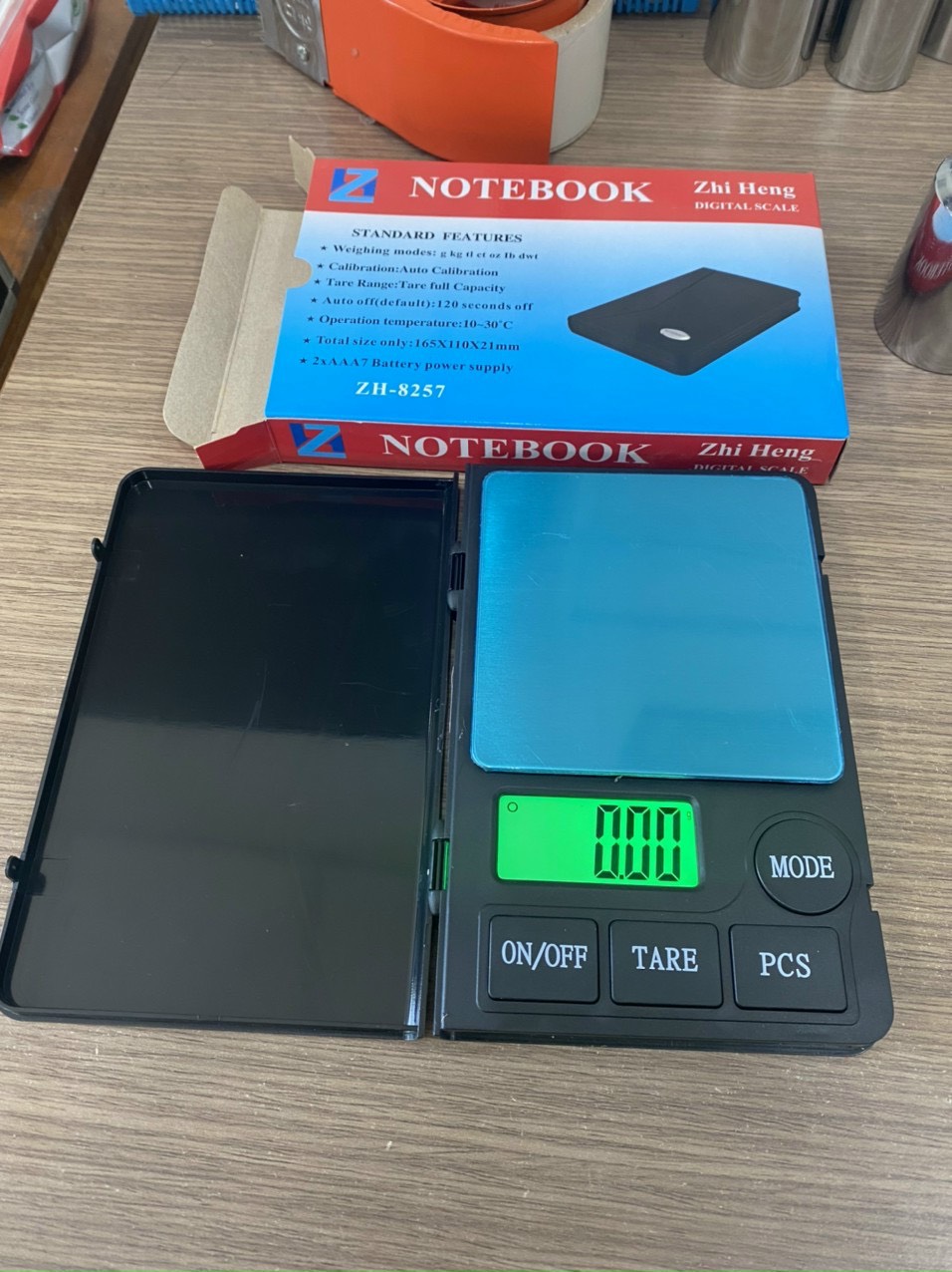 CÂN TIỂU LY NOTEBOOK 1KG Model: Notebook 1kg (1kg/0.01g)