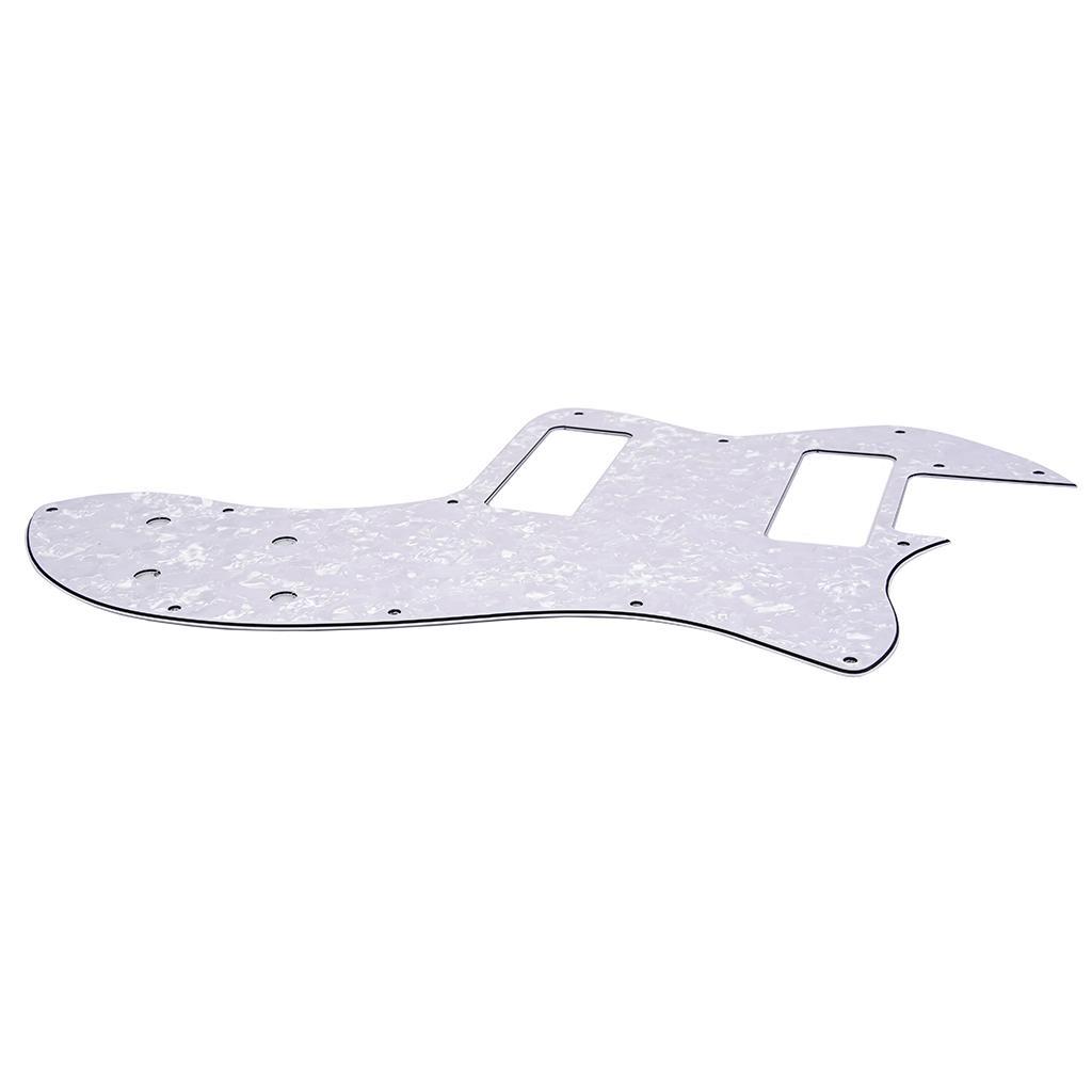 Deluxe   Guitar Anti-scratch Pickguard Parts White Pearl