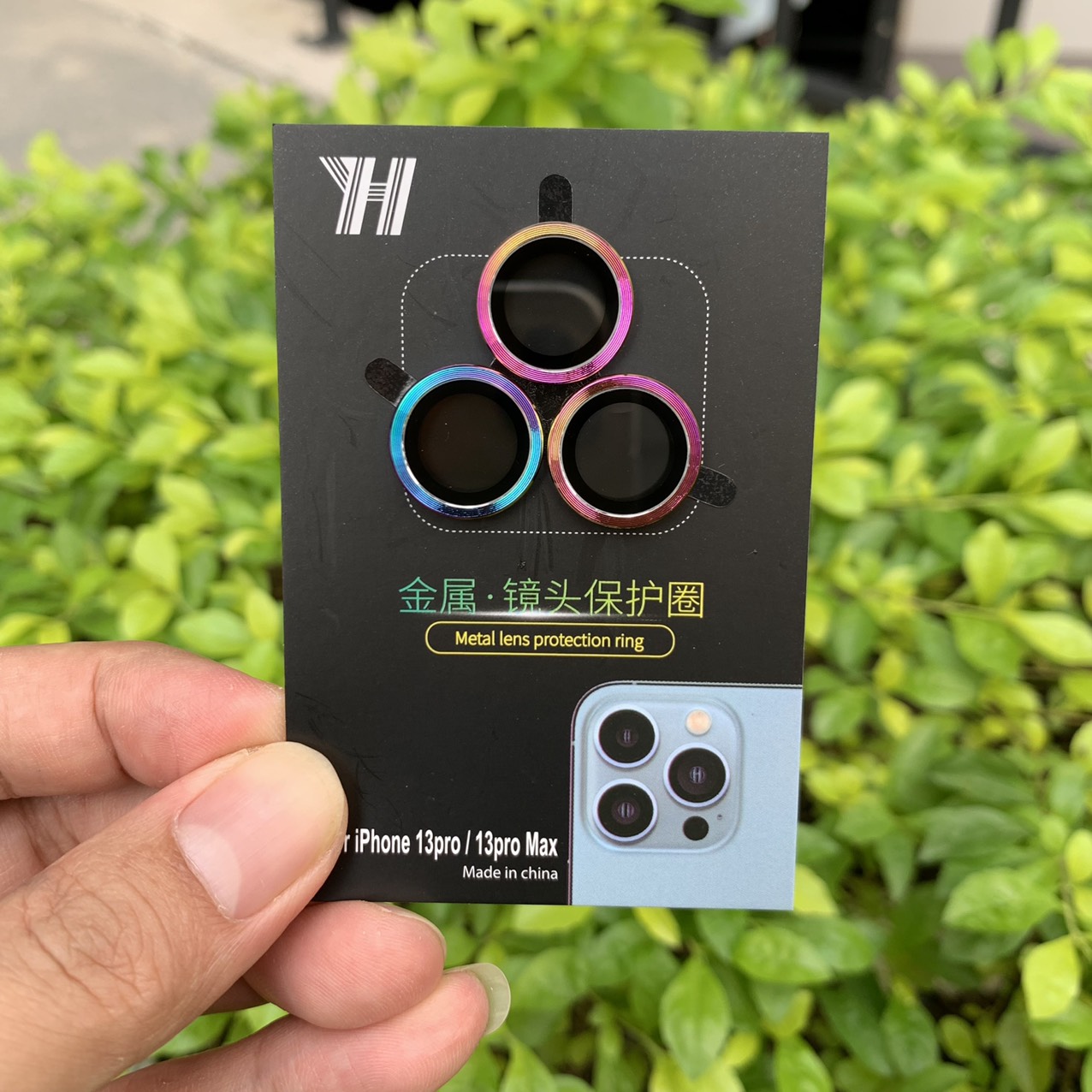 Bộ Vòng Bảo Vệ Camera iPhone TITAN Dành Cho iPhone 13, 13Mini, 13Pro, 13ProMax, Chống Bụi, Chống Chày Xước Và Mờ Camera - Siêu Sang Chảnh Và Xịn Xò