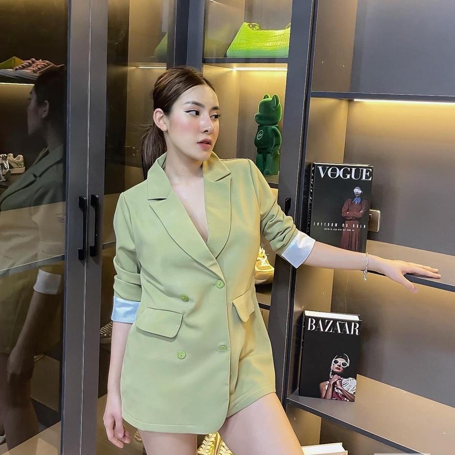 Áo blazer nữ áo vest dài tay khoác ngoài phong cách hàn quốc nhiều màu ( VE01