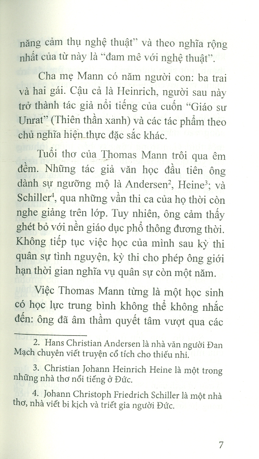 SỰ TƯƠNG ĐỒNG GIỮA GOETHE VÀ TOLSTOY -  Thomas Mann – Trương Công Thành dịch –  NXB Thanh Niên