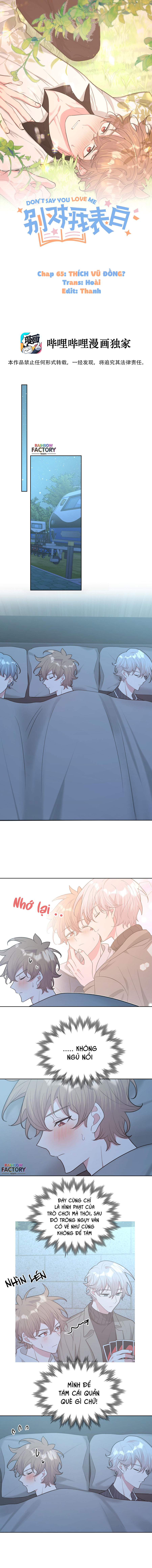 đừng nói yêu tôi chapter 65 1