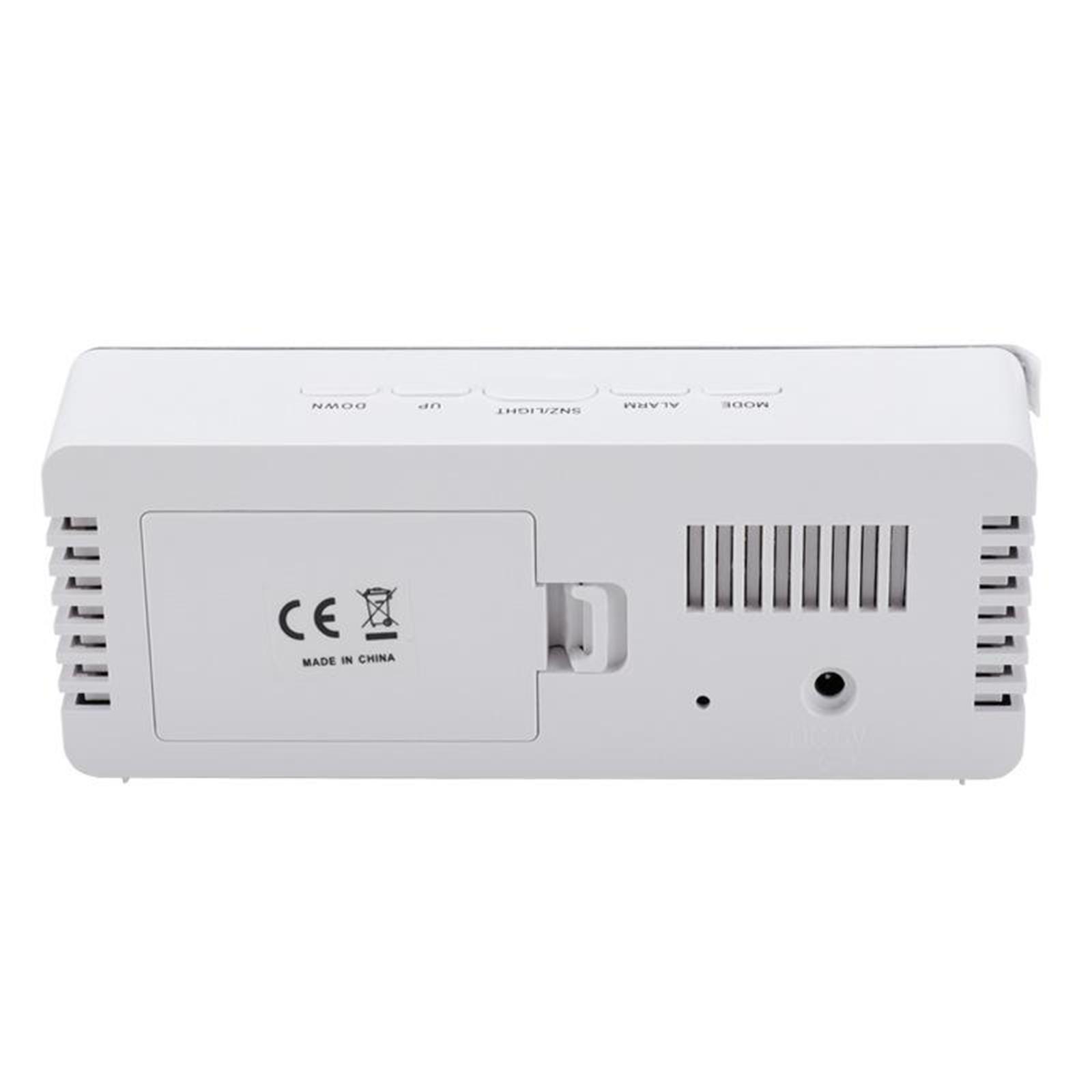 Alarm Clock Digital LED Display Mirror Clock