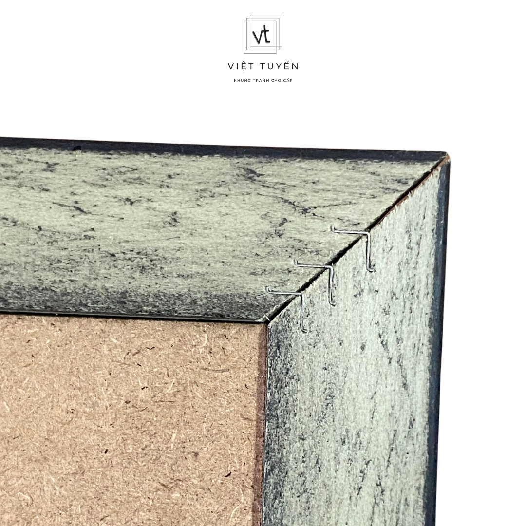 Khung Hình Bằng Khen Cổ Điển Nâu Đen Viền Vàng, Chất Liệu Composite kèm Mặt Mica, giá xưởng Việt Tuyến mã 3707N