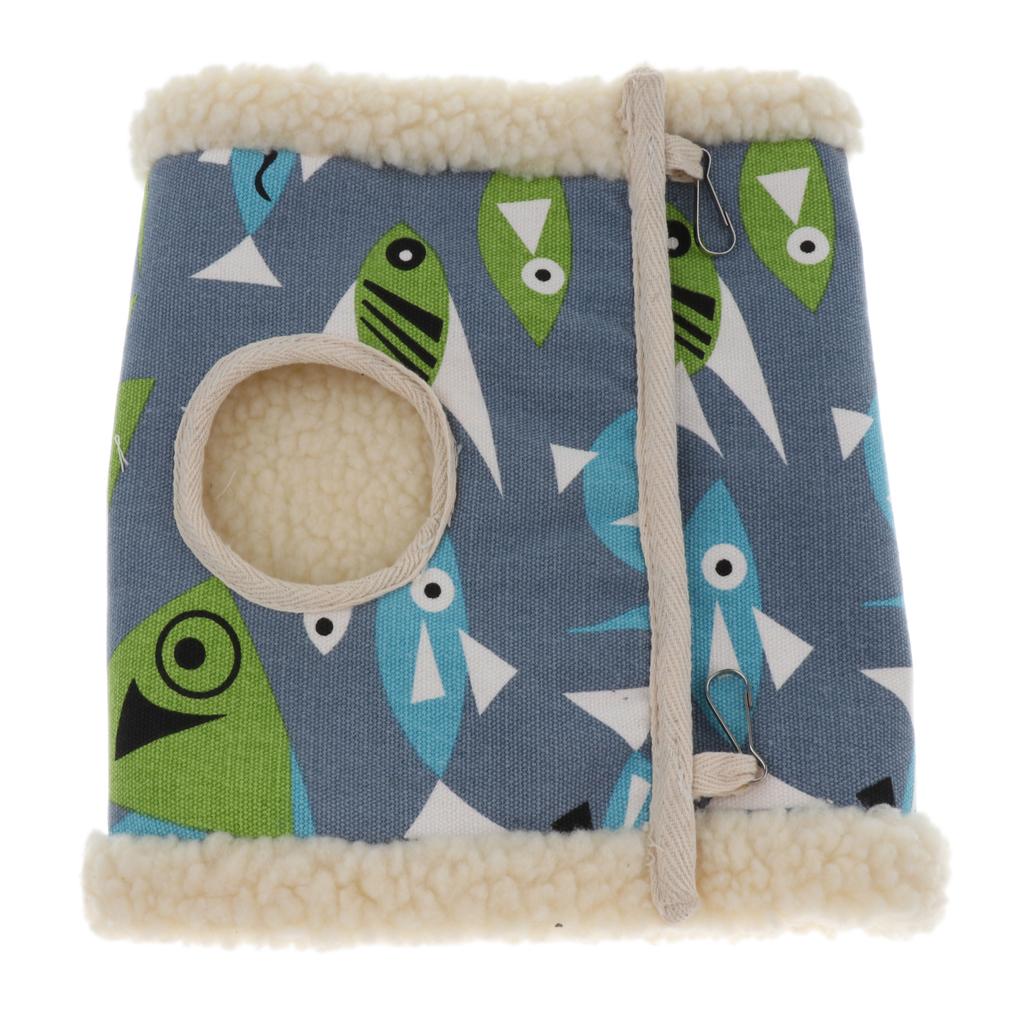 Tunnel Bird Hamster Hammock Hanging Nest Bed Small Animals Rat Ferret Toy
