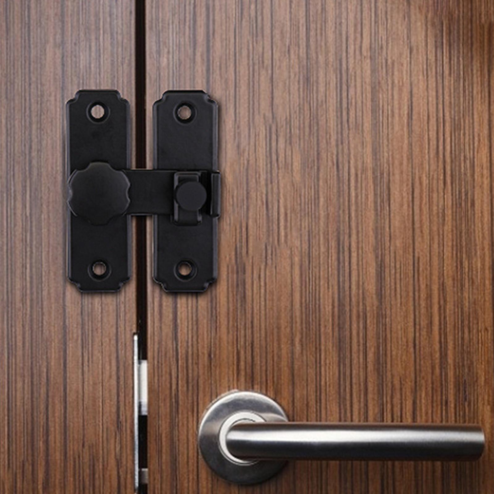 Barn Door Buckle Latch Lock with Mounting Screws Hasps Lock for Outdoor Farm Bathroom