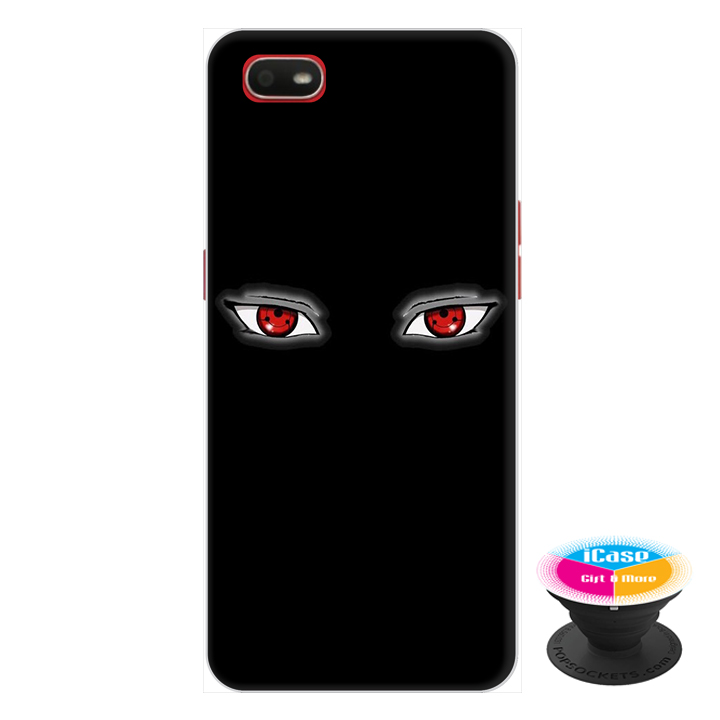 Ốp lưng điện thoại Oppo A1K hình Đôi Mắt tặng kèm giá đỡ điện thoại iCase xinh xắn - Hàng chính hãng