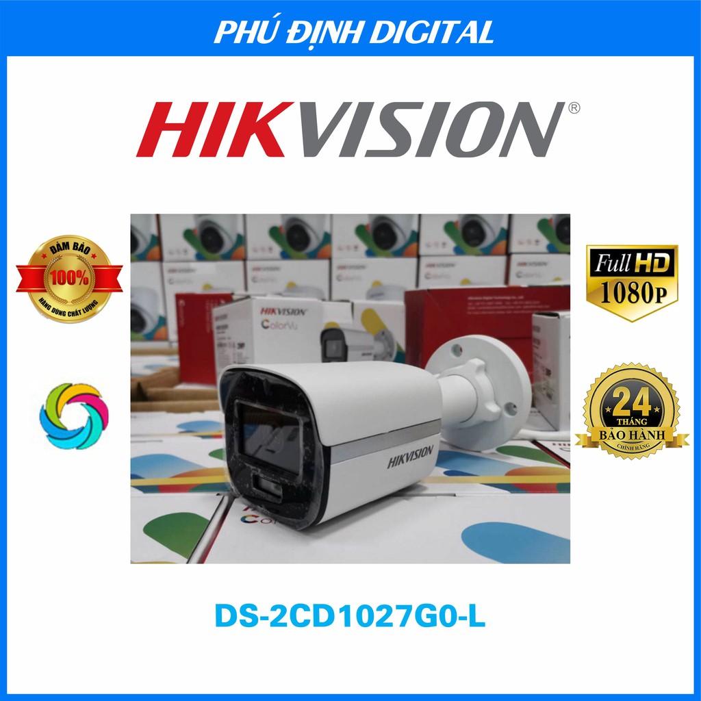 Camera IP 2mp có màu ban đêm Hikvision mã DS-2CD1027G0-L - Hàng Chính Hãng