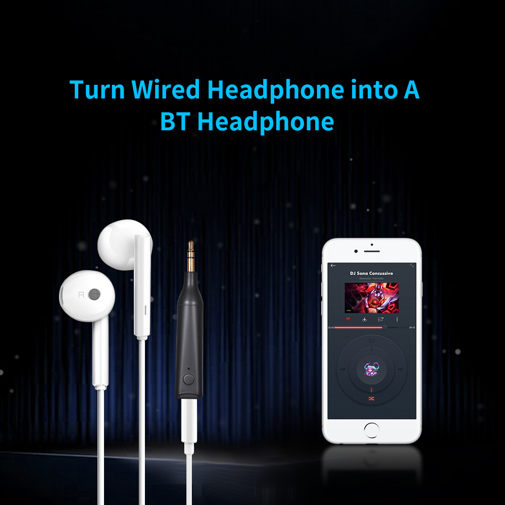 Bộ Thu Âm Thanh Nổi BT Mini Không Dây 5.0 Giắc 3.5mm AUX Cho Ô Tô / Nhà / Loa