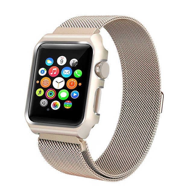 Dây đeo thay thế cho Apple Watch 38mm Kakapi thép không ghỉ - Hàng chính hãng