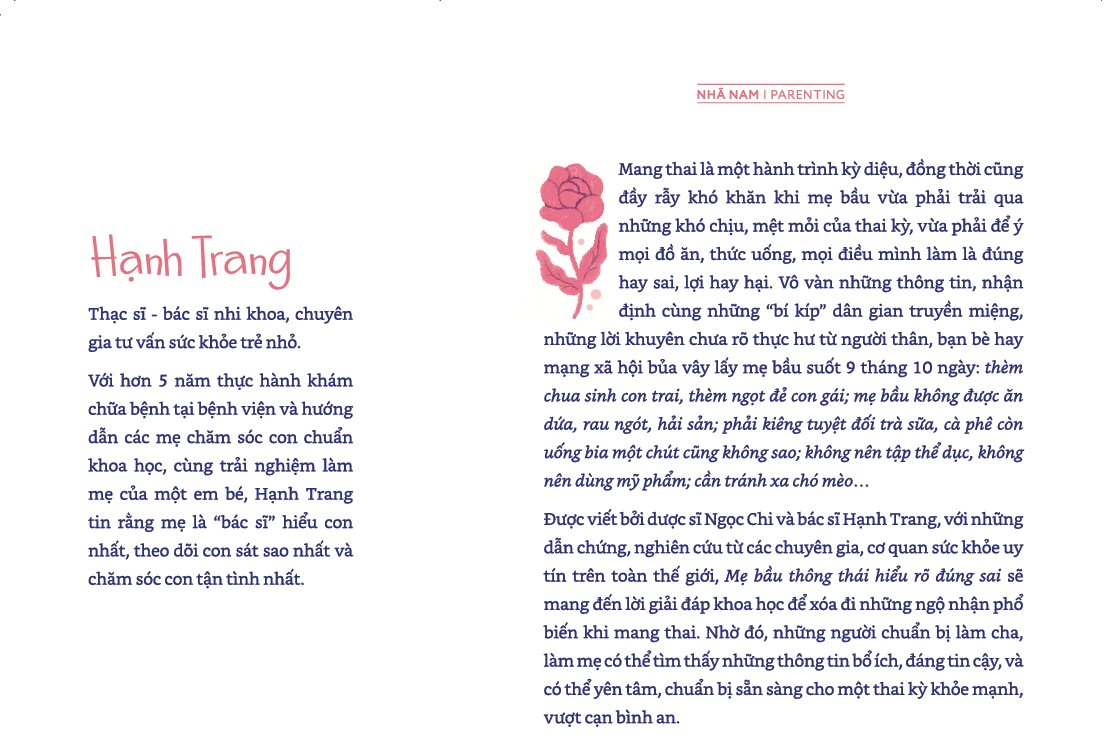 Sách - Mẹ bầu thông thái hiểu rõ đúng sai ( Ngọc Chi) (Hạnh Trang) (Nhã Nam Official)