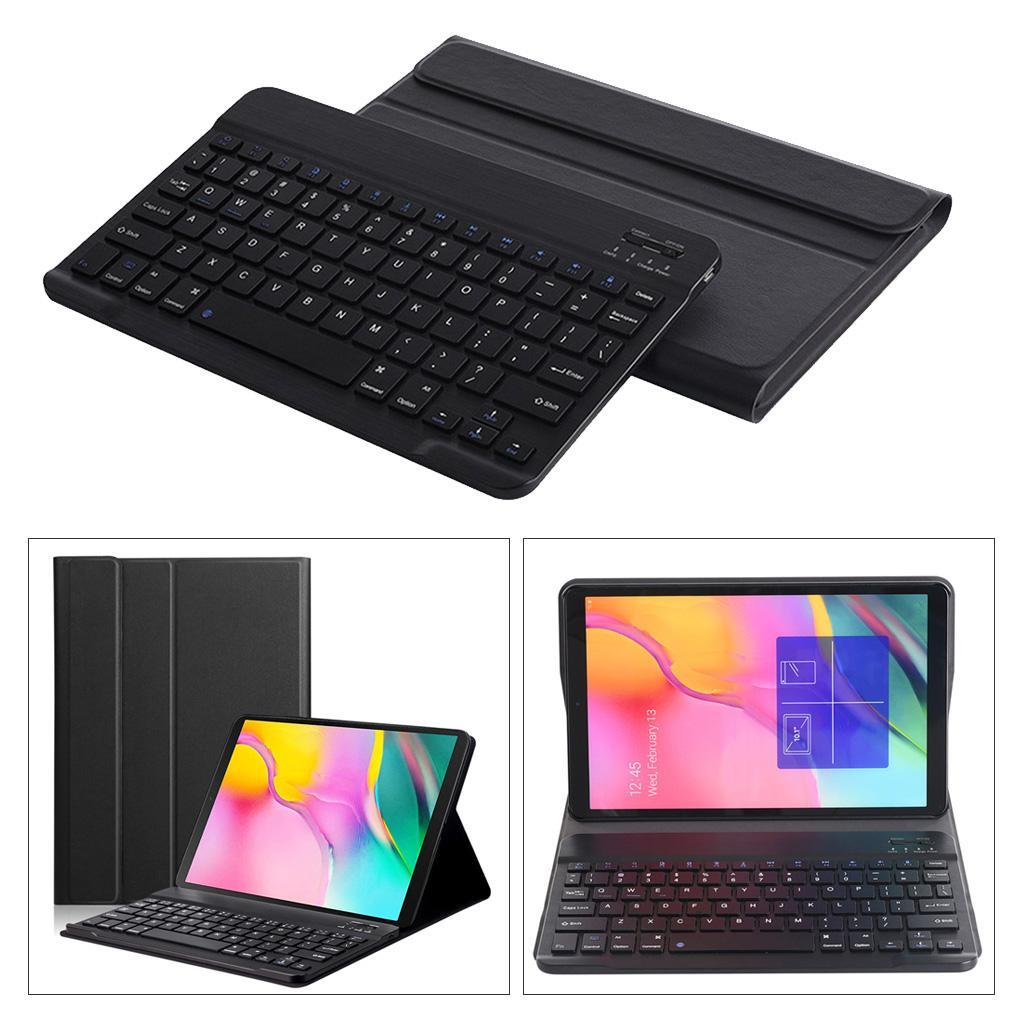 Folding Stand Cover w/ BT Keyboard for Samsung Galaxy Tab A 10.1 inch Tablet