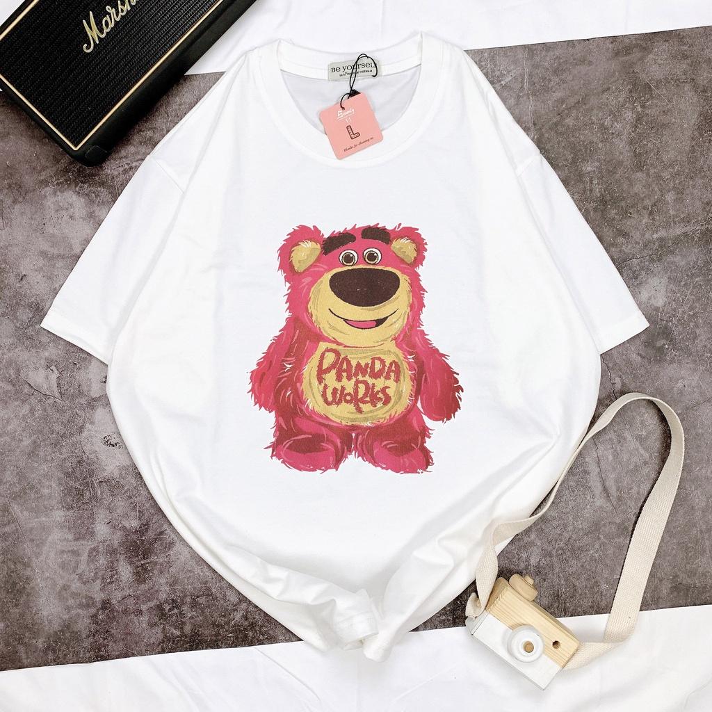 Áo thun tay ngắn Be Yourself unisex size M L XL - GẤU DÂU PANDA WORKS