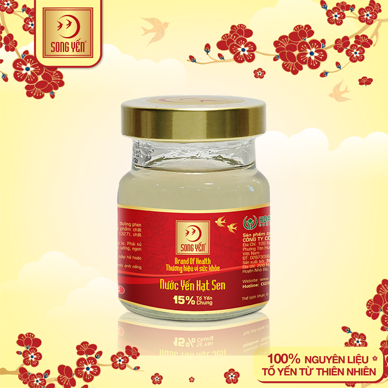 Nước Yến Hạt Sen 15% Song Yến