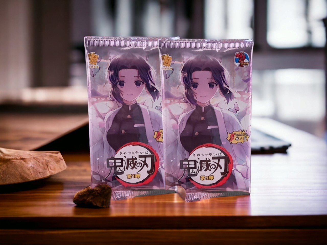 (FULL BOX) Hộp Thẻ Bài Anime Kimetsu No Yaiba ảnh thẻ nhân phẩm ngẫu nhiên chibi xinh xắn giá rẻ ( hộp 20 pack)