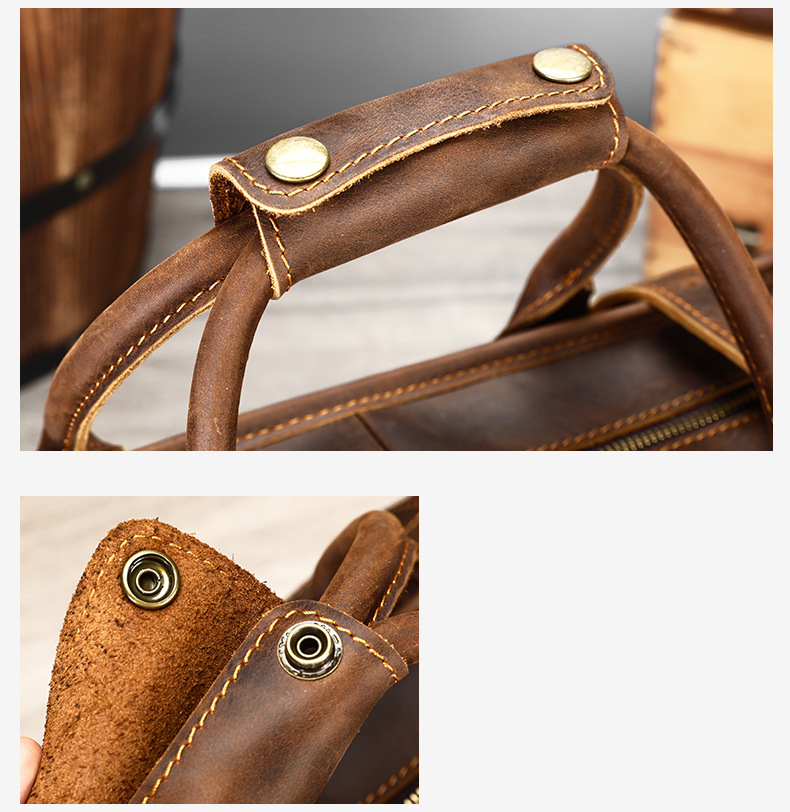 Túi xách du lịch DA BÒ THẬT phong cách mới - BEE GEE T1105