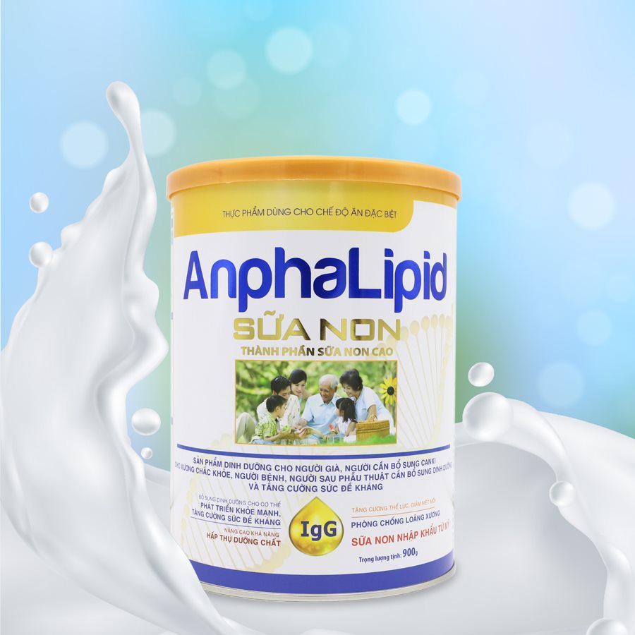 Anphalipid Sữa Non Halan Milk 400gr - Tăng sức đề kháng, chống loãng xương, giảm mệt mỏi