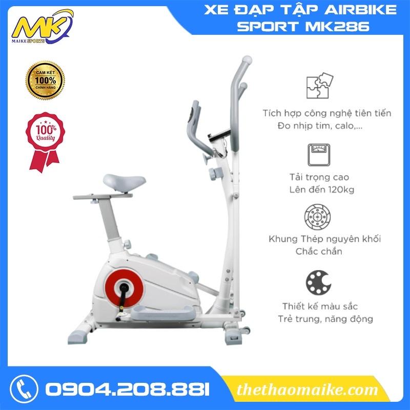 XE ĐẠP VẬN ĐỘNG TOÀN THÂN MK 286 -BH điện tử toàn quốc}