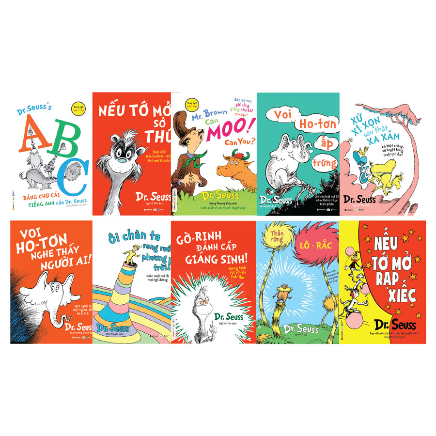 Combo Quà Tặng Từ Dr. Seuss (10 Tập)