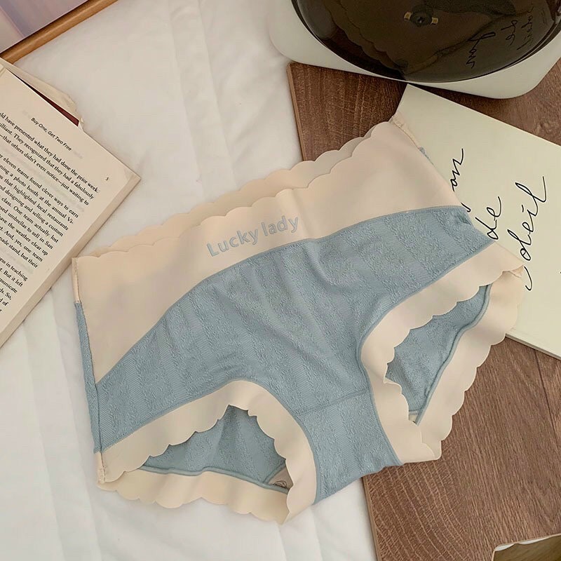Quần lót cotton nữ viền thun lạnh mềm mại,thoáng khí, co giãn 4 chiều ôm sát cơ thể.Quần chip không lộ viền hàng cao cấp