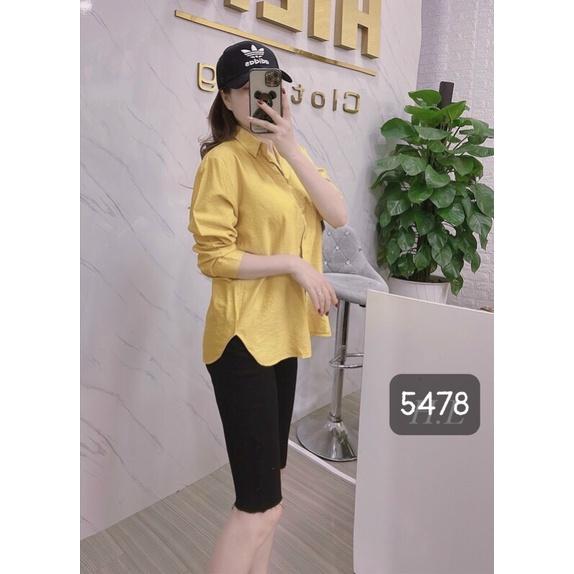 Áo Sơ Mi BIG SIZE Tay Dài Trơn 5478