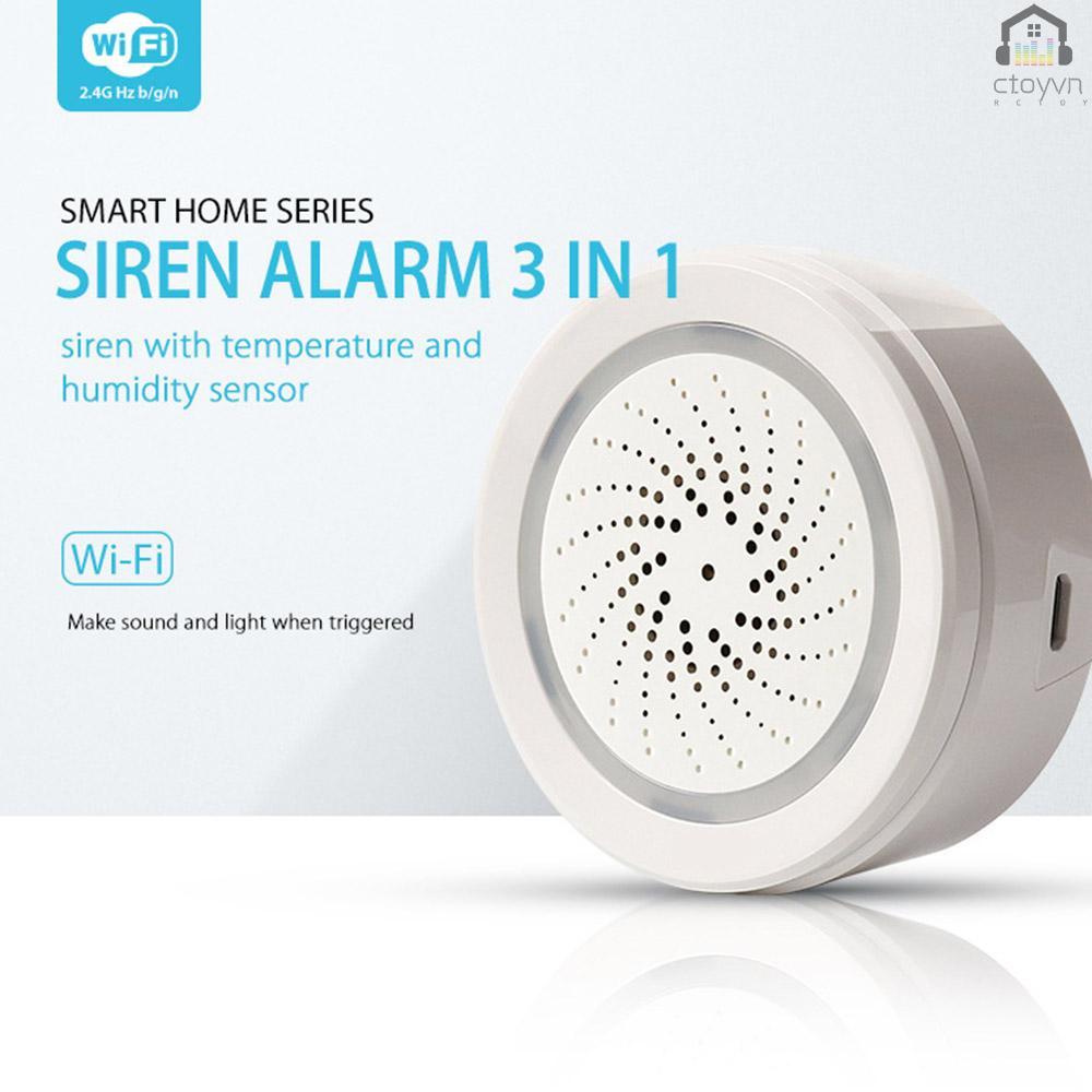Hệ Thống Báo Động Cảm Biến Nhiệt Độ Thông Minh Kết Nối Wifi