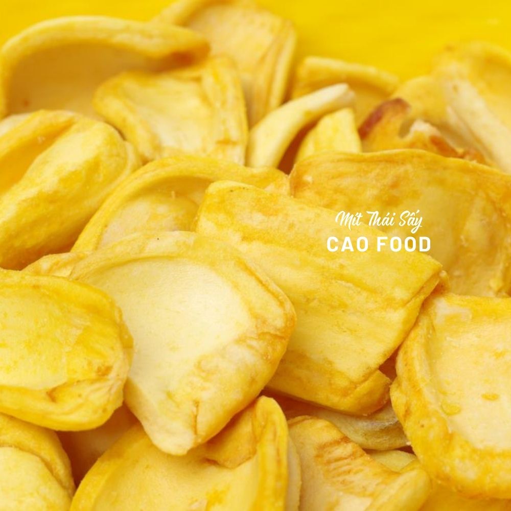 Mít thái sấy giòn CAO Food từ mít Thái tự nhiên 100% sấy giòn công nghệ cao, chất lượng ăn là ghiền!