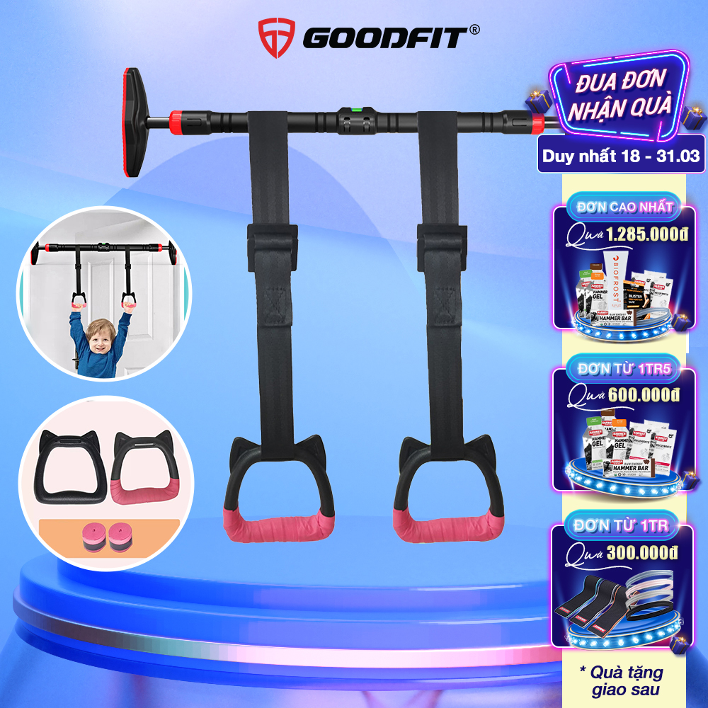 Bộ dây kháng lực hỗ trợ đu xà đơn cho trẻ em chính hãng GoodFit GF002E