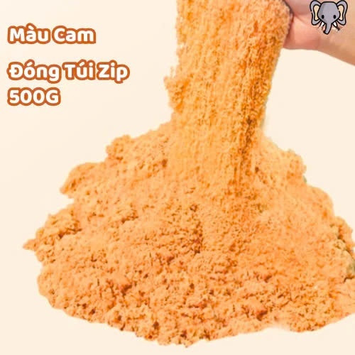 COMBO 1 kg Cát Động Lực Cát Nặn Cát Vi Sinh GỒM: 500g cát màu cam 500g cát màu xanh 6 khuôn hình 1 phao Bồ cào và xẻng SÁNG TẠO AN TOÀN PHÁT TRIỂN TOÀN DIỆN Cho Bé Trẻ Em Đất Nặn