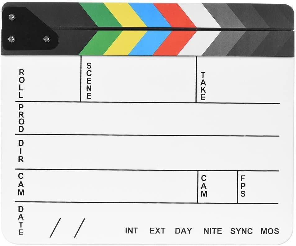 Đạo diễn phim chuyên nghiệp Clapboard, Studio chụp ảnh Video TV Acrylic